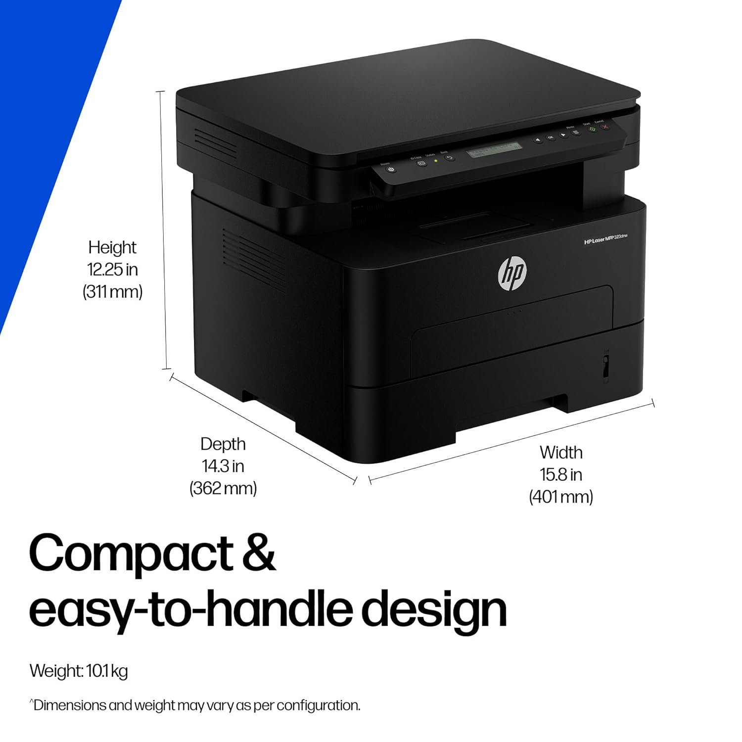 HP Laser MFP 323dnw Auto Duplex WiFi Printer — photo 2