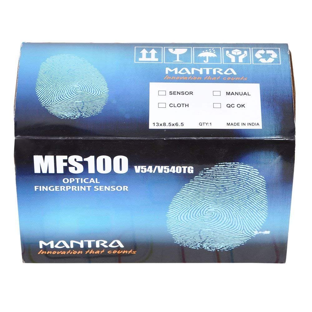 Mantra MFS100 v54 OTG with RD Service Fingerprint Scanner